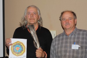 20150316 Hector Pictou thanked by Bruce Vienneau